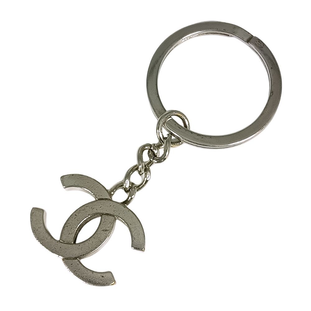 CHANEL シャネル 06C ココマーク キーリング キーホルダー シルバー