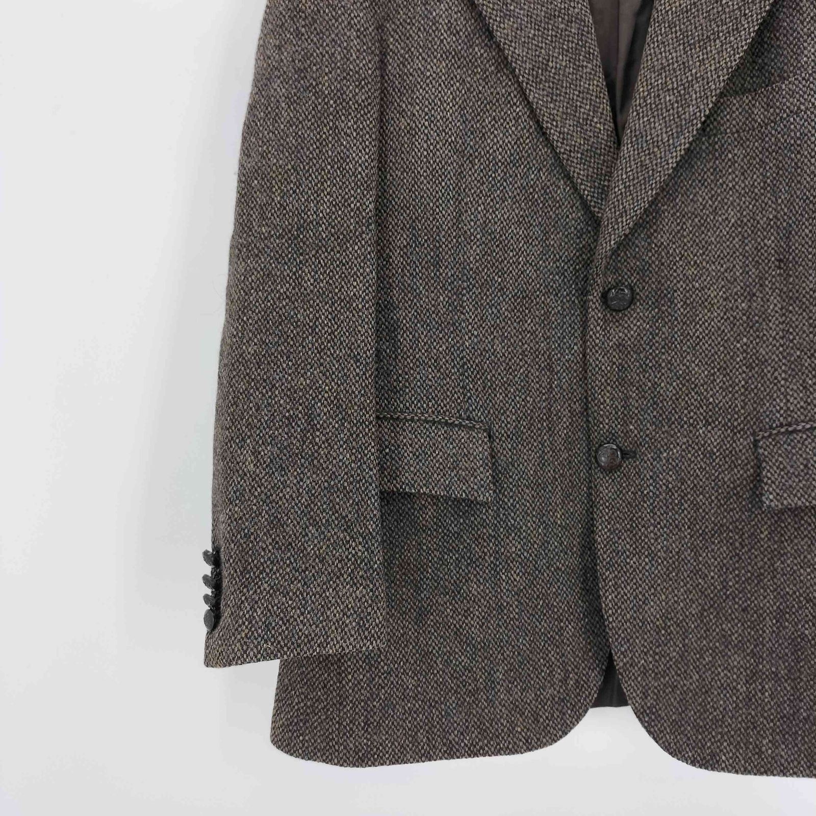 ケントアンドカーウェン KENT＆CURWEN 日本製 HARRIS TWEED クルミ