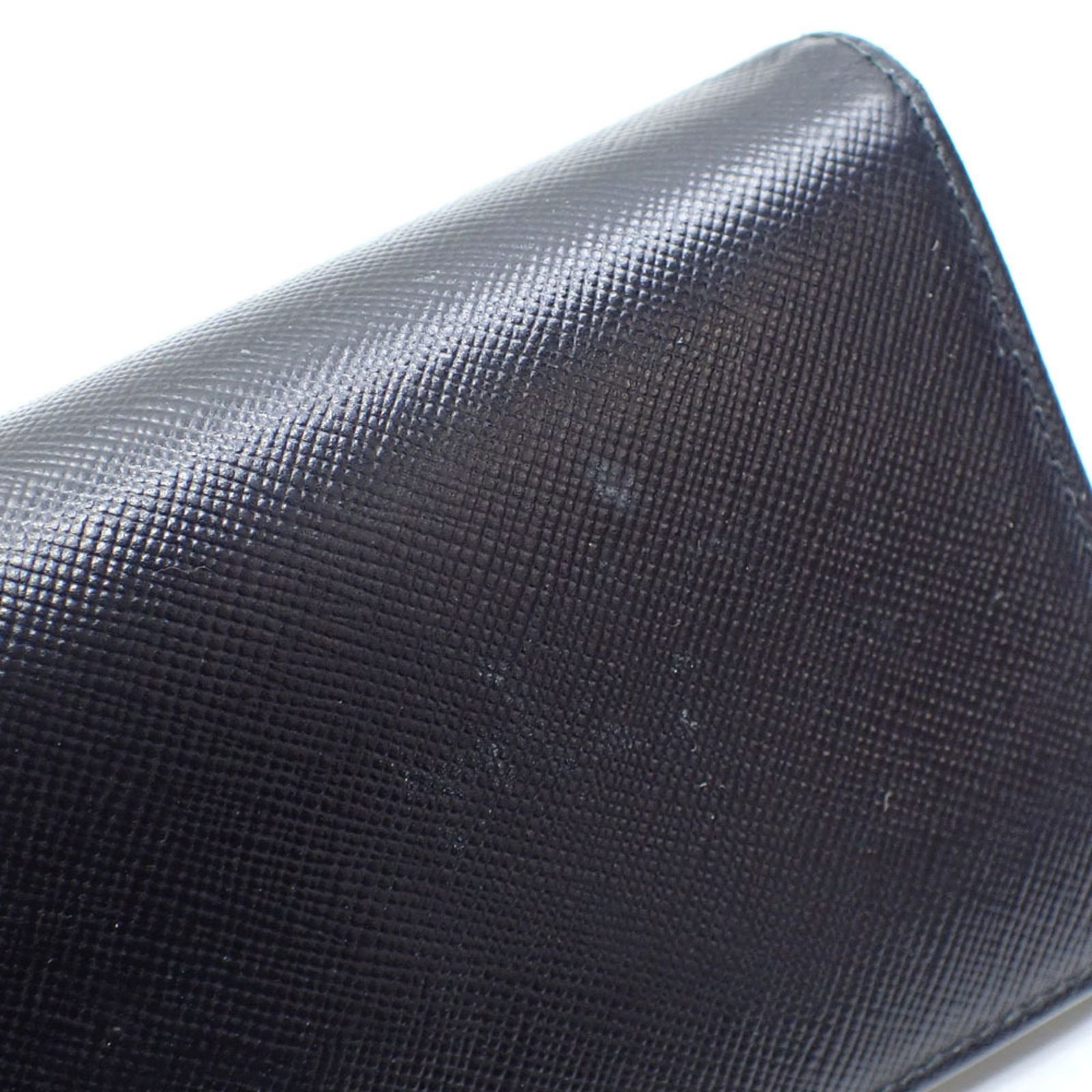 プラダ(Prada) プラダ 二つ折り 長財布 レディース ネロ サフィアーノ