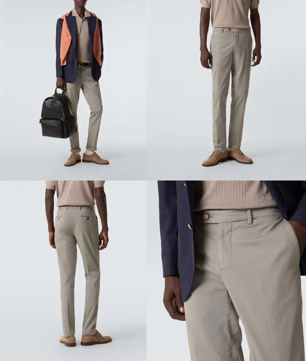 ブルネロクチネリ カーキ(グレー) チノ パンツ (50) - メルカリ