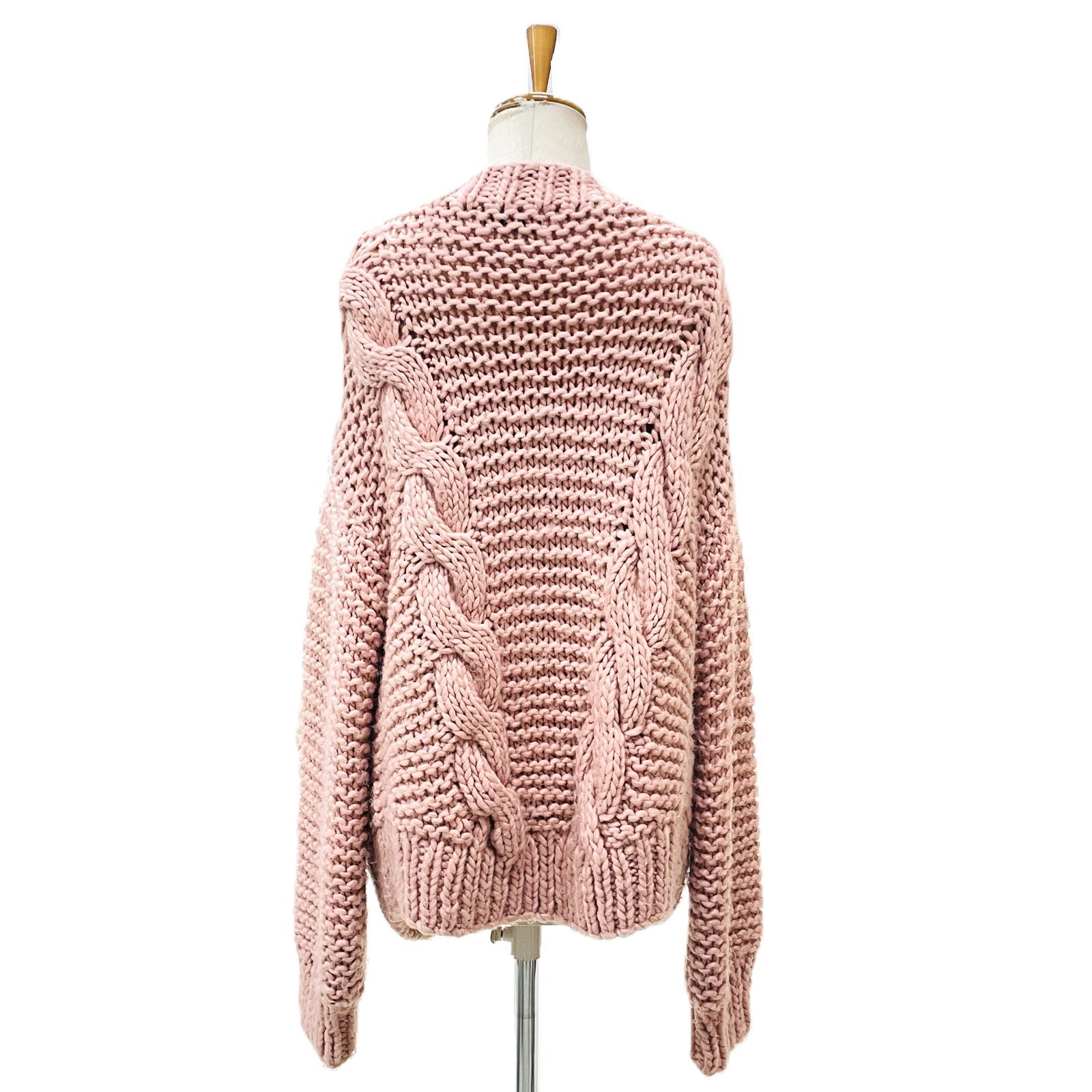 eimy istoire エイミーイストワール カラーバンドニットカーディガン F