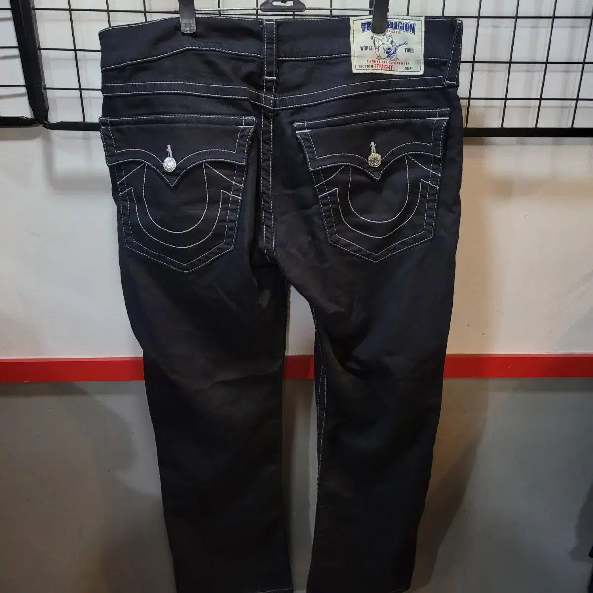 true religionトゥルーレリジョンブラックデニムサイズ28 TRUE