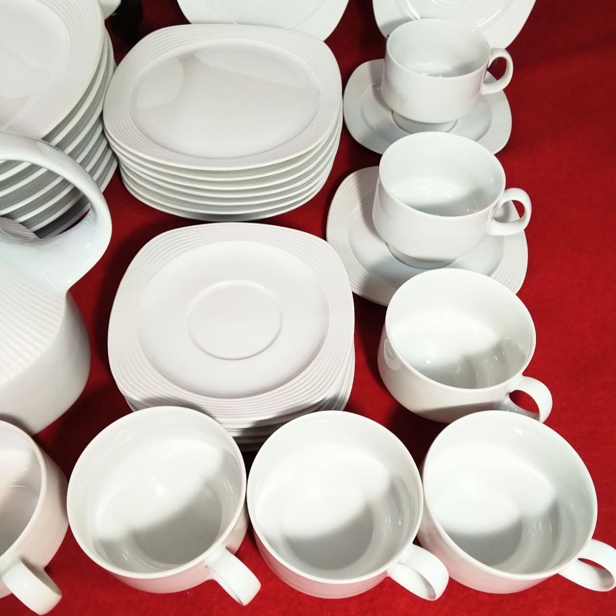 希少】Arzberg（アルツベルグ）ドイツ製 白磁 食器 36点セット カップ