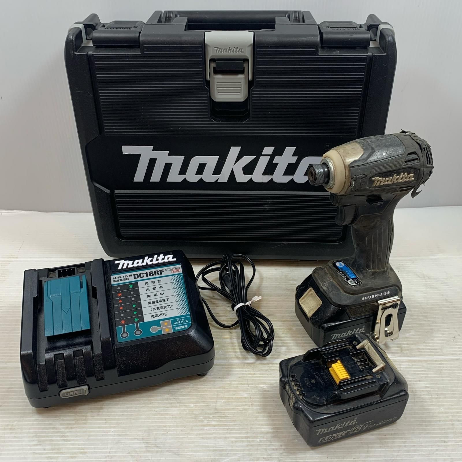 κκMAKITA マキタ 締め付け工具 インパクトドライバ コードレス式 18 v 298130 TD 172 D ブラック