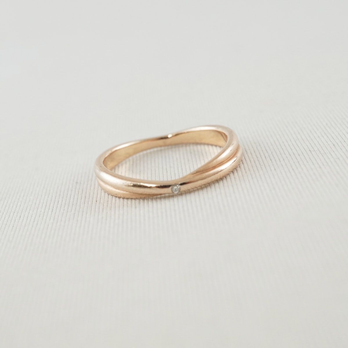 ete エテ リング USED品 シルバー ピンク 925 アクセサリー 15号 指輪