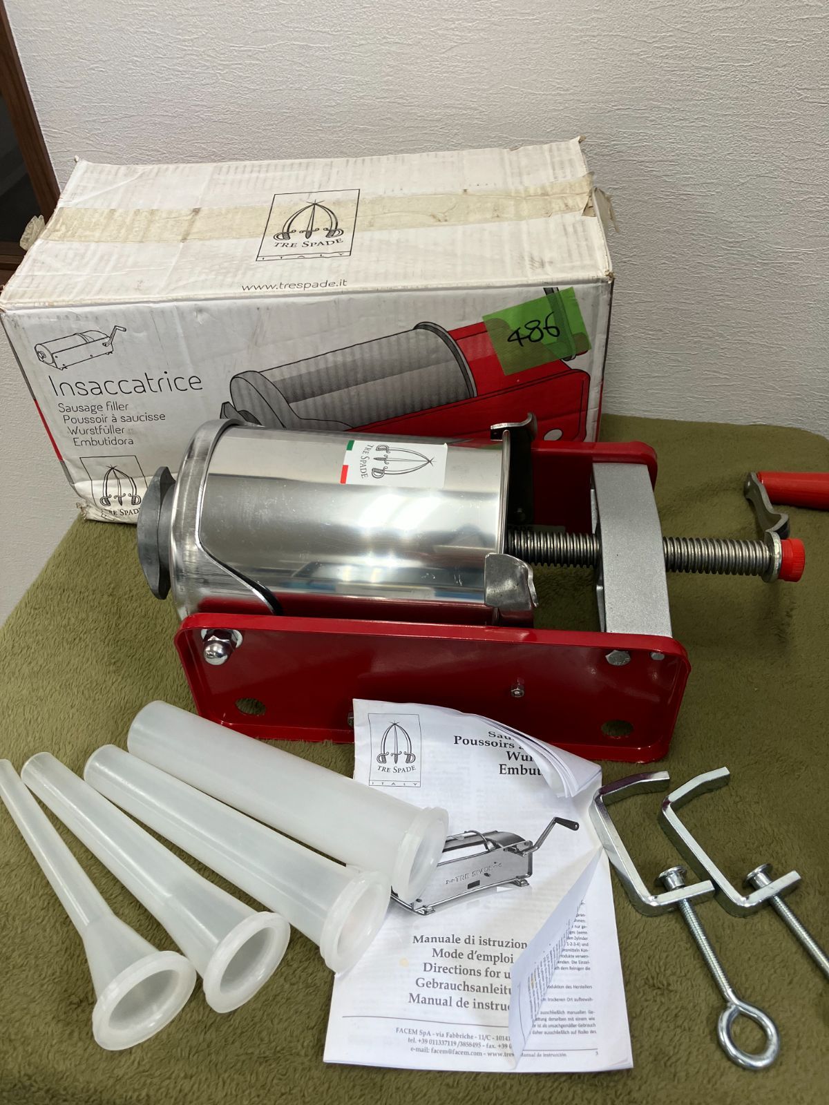 ソーセージフィーラー Insaccatrice
