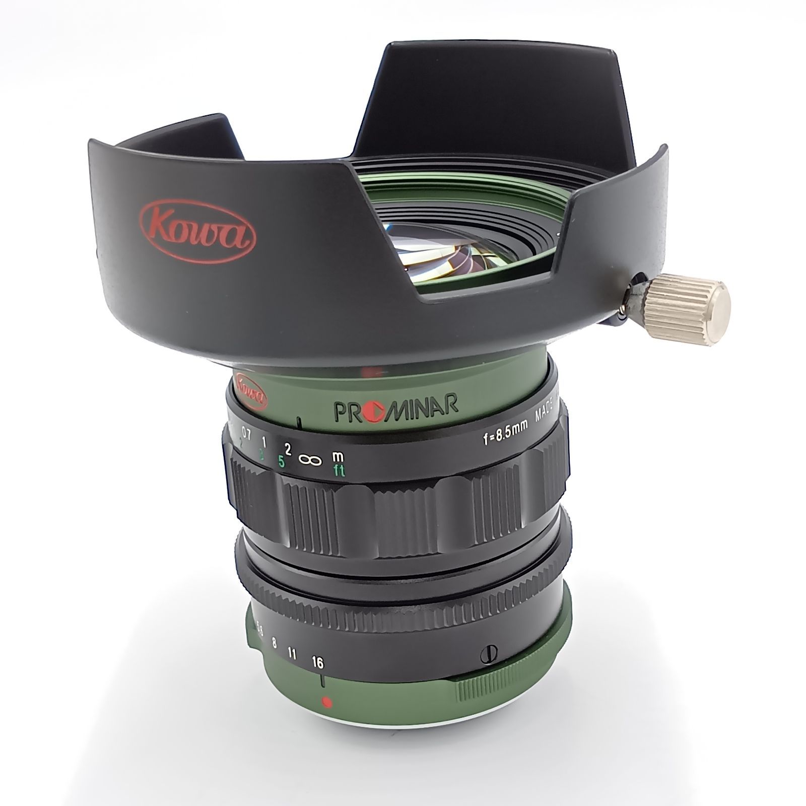 中古-美品| Kowa PROMINAR 8.5mm F2.8 グリーン（マイクロフォー