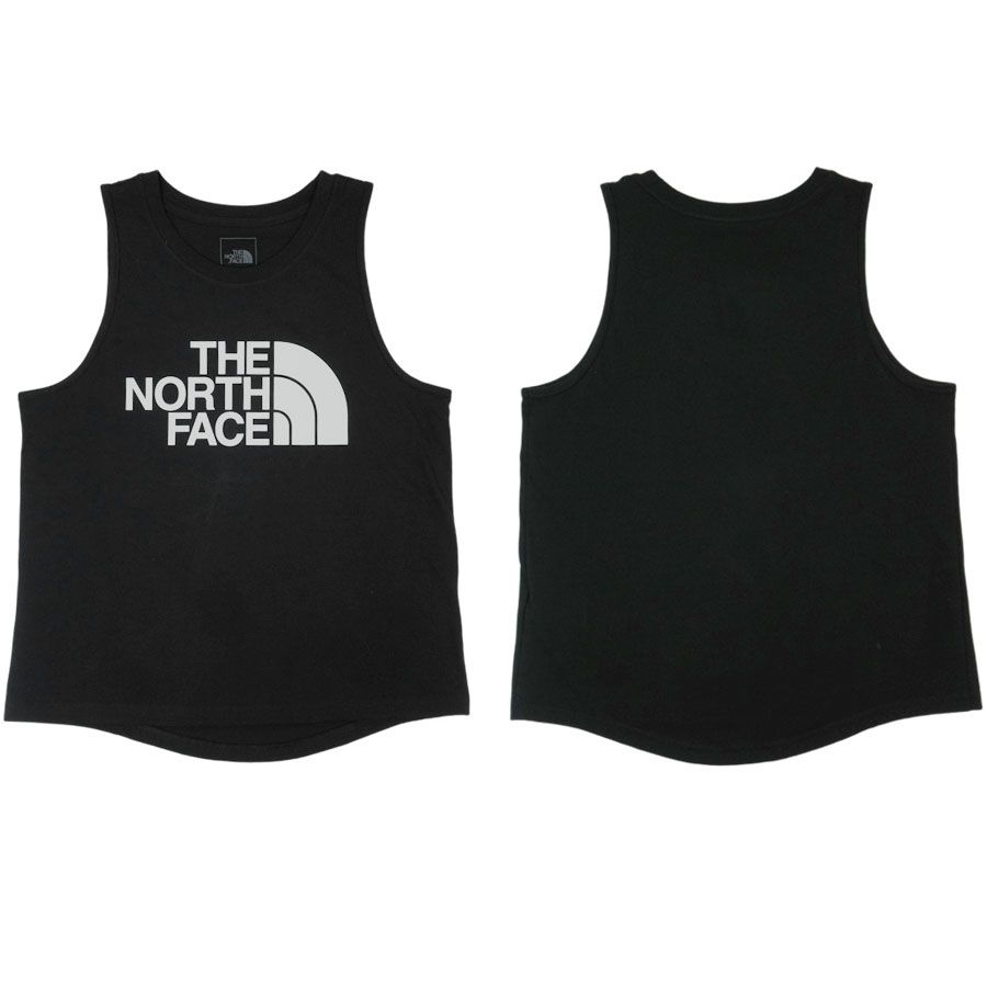 レディース タンクトップ【クリックポスト対応可】ノースフェイス THE NORTH FACEW HALF DOME TANKウィメンズ ハーフドームタンクトップブラック ホワイト ブルー 黒 青 白ドロップテール ロゴ