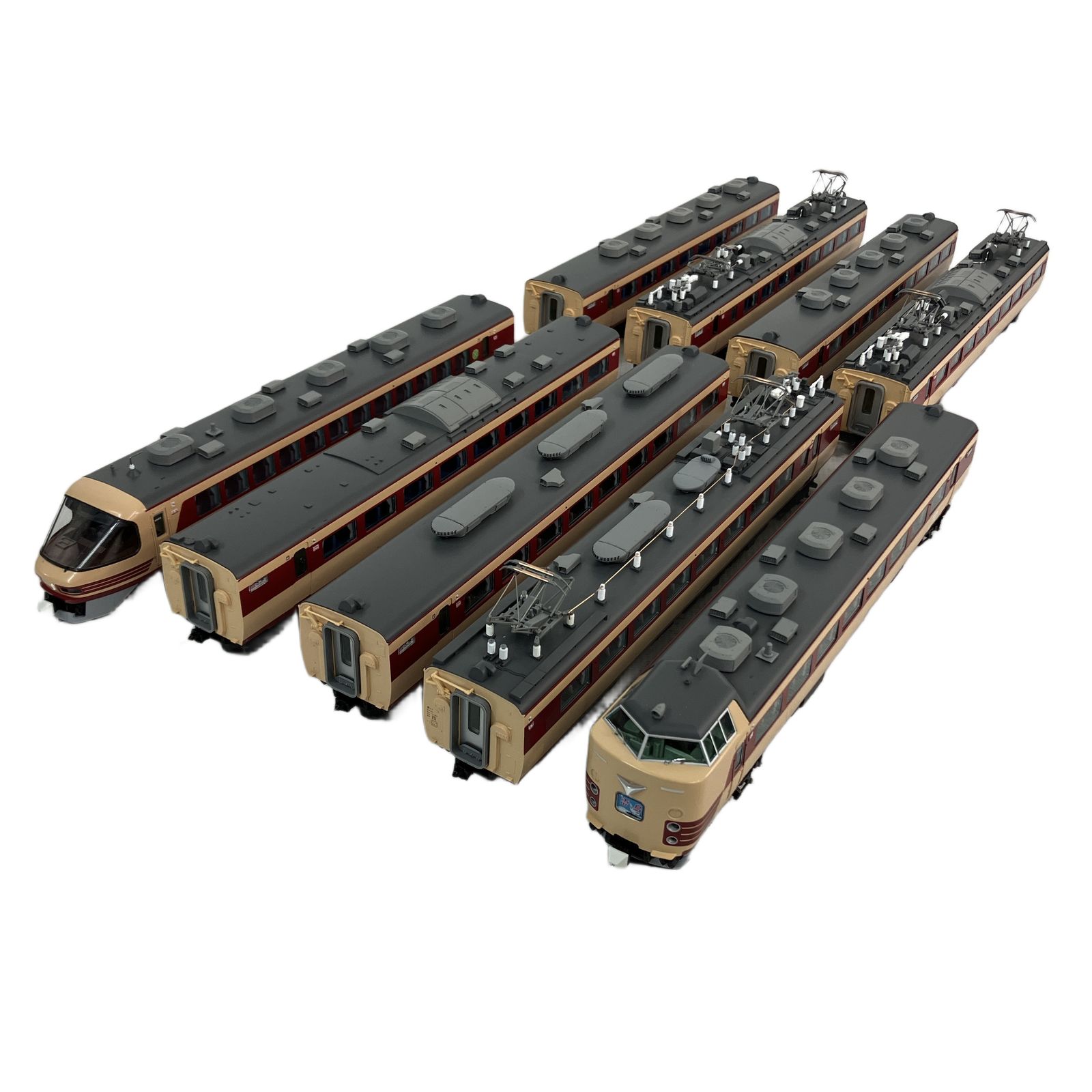 TOMIX HO-9059/HO-9060 JR 485系 489系 雷鳥 基+増 9両セット 室内灯込