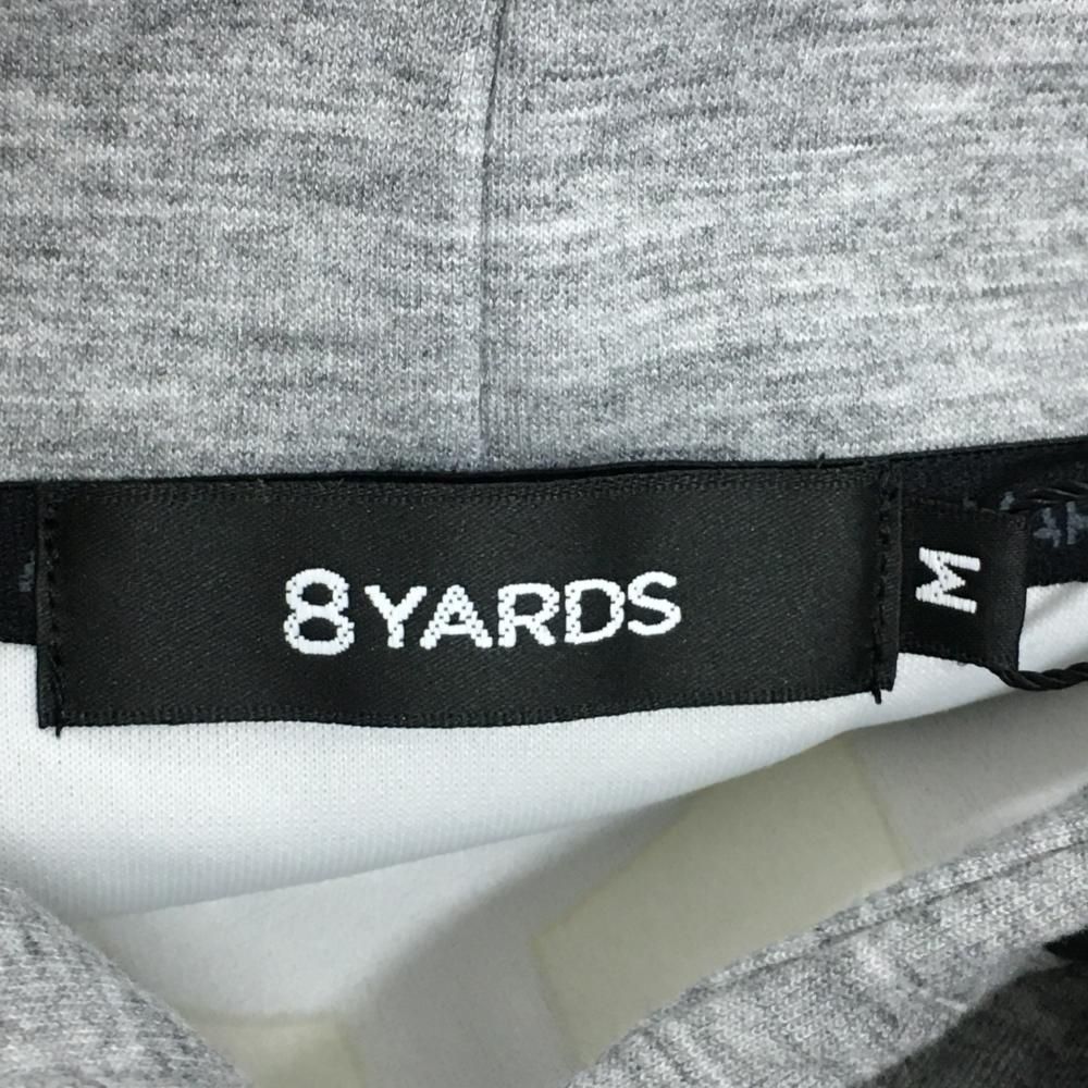 新品】ハチヤーズ パーカー グレー 背面立体ロゴ トレーナー メンズ M