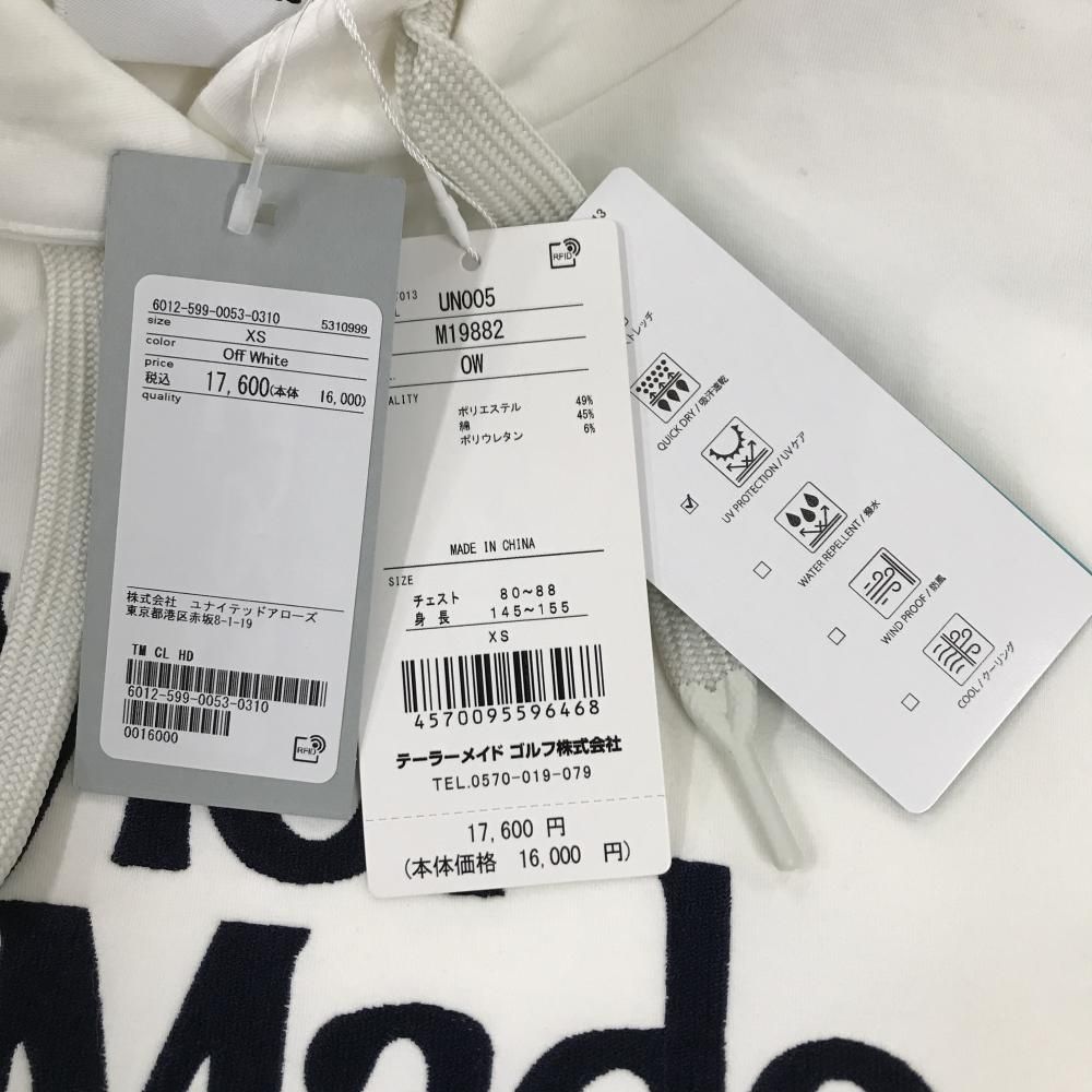 新品】テーラーメイド×ユナイテッドアローズ パーカー 白×ネイビー
