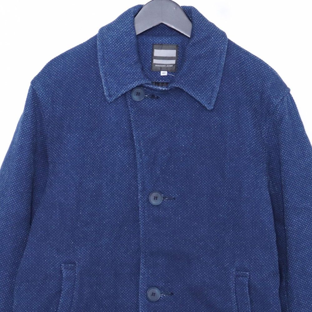 MOMOTARO JEANS 刺し子ジャケット サイズ40 ネイビー AT215002 - メルカリ