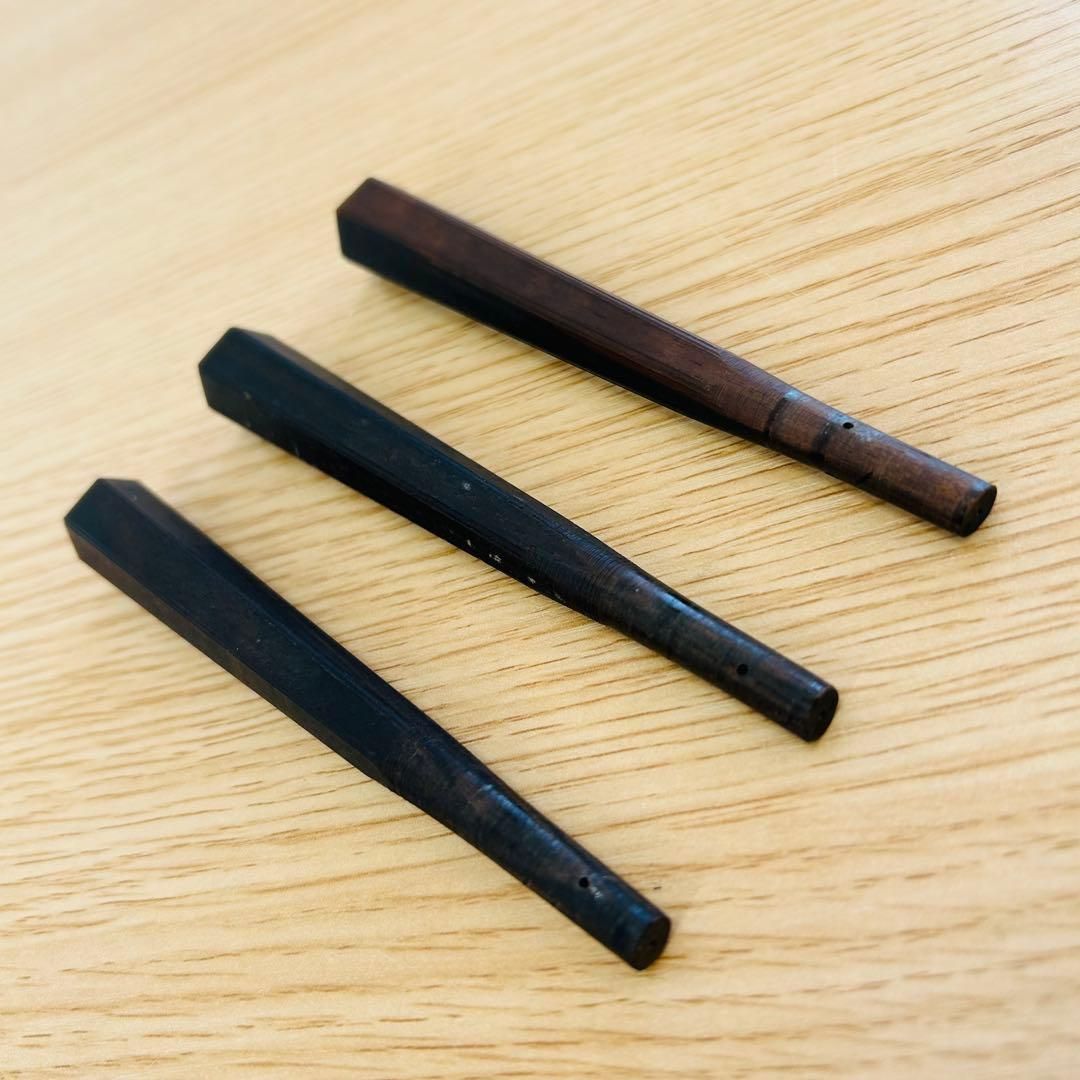 木製 三味線 糸巻 糸巻き 3本セット - メルカリ