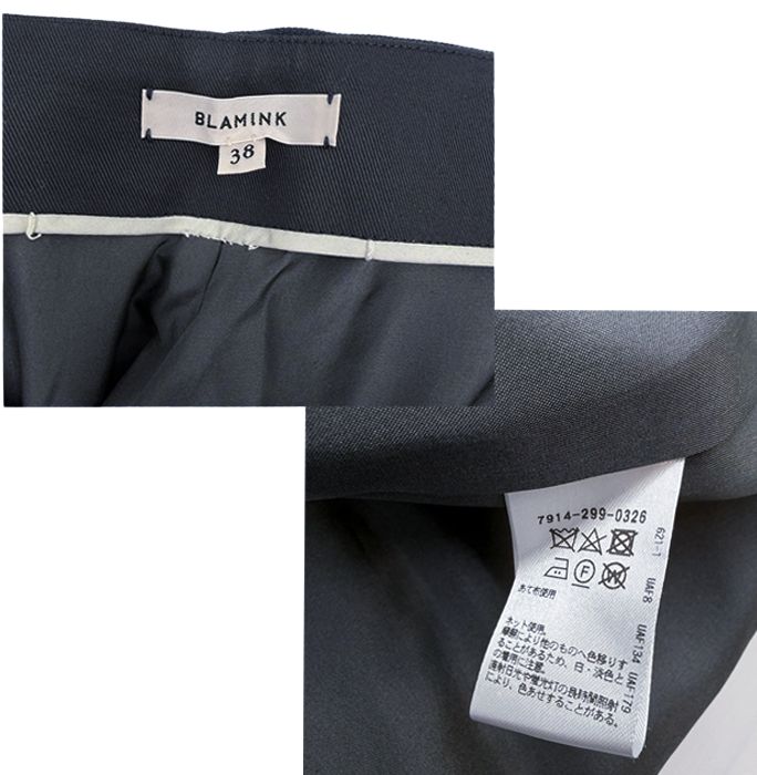 BLAMINK ブラミンク ハーフパンツ ウール100％ きれいめ ハーフパンツ  