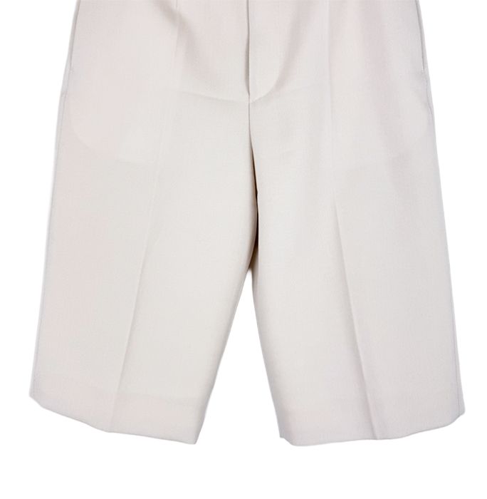 BLAMINK ブラミンク スラックス ハーフパンツ アイボリー ウール  