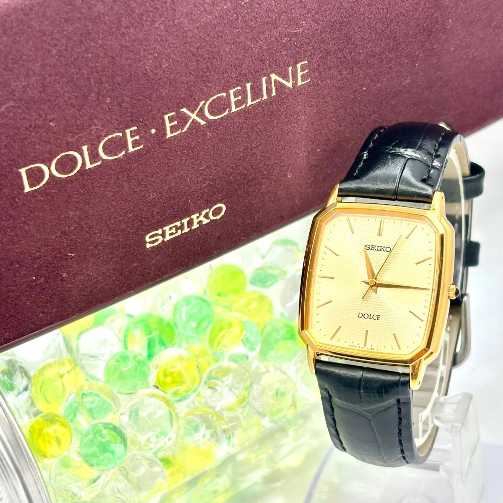 箱付/美品/新品電池】SEIKO セイコー DOLCE ドルチェ メンズ 腕時計