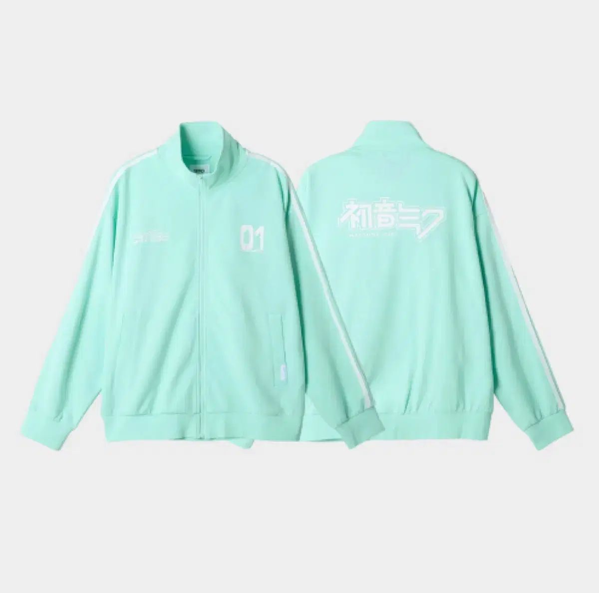 初音ミク SPAO トラック ジャケット ミント XL