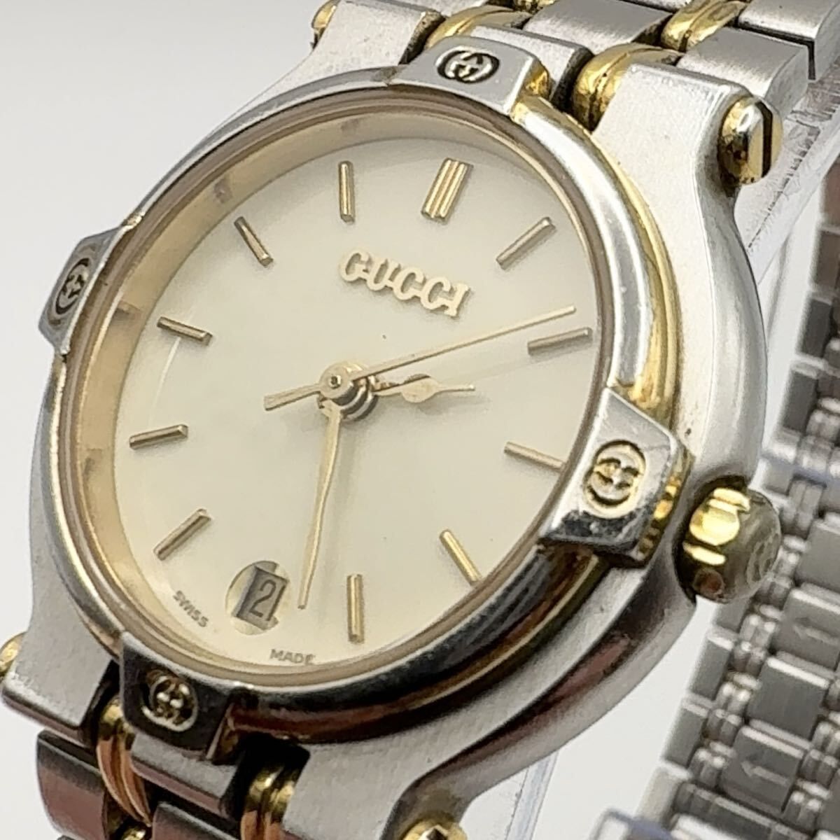 GUCCI グッチ 9000L クォーツ レディース 腕時計 / Wristwatch 稼働品