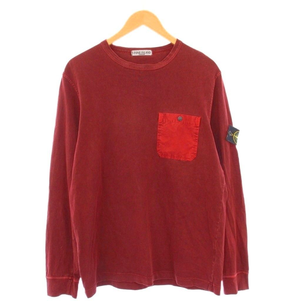 ストーンアイランド STONE ISLAND ガーメントダイロングスリーブT