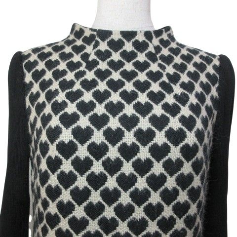 エムズグレイシー ニット ワンピース りぼん柄 M'S GRACY（エムズグレイシー） ワンピース リボン ニットワンピース