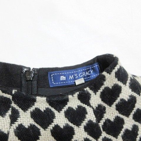 エムズグレイシー M'S GRACY ニットワンピース SW-421574 ひざ丈