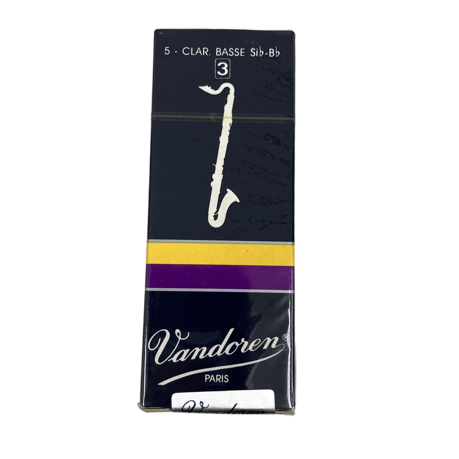 Vandoren バンドーレン CR123 バスクラリネット リード 青箱 3番 3 1/2