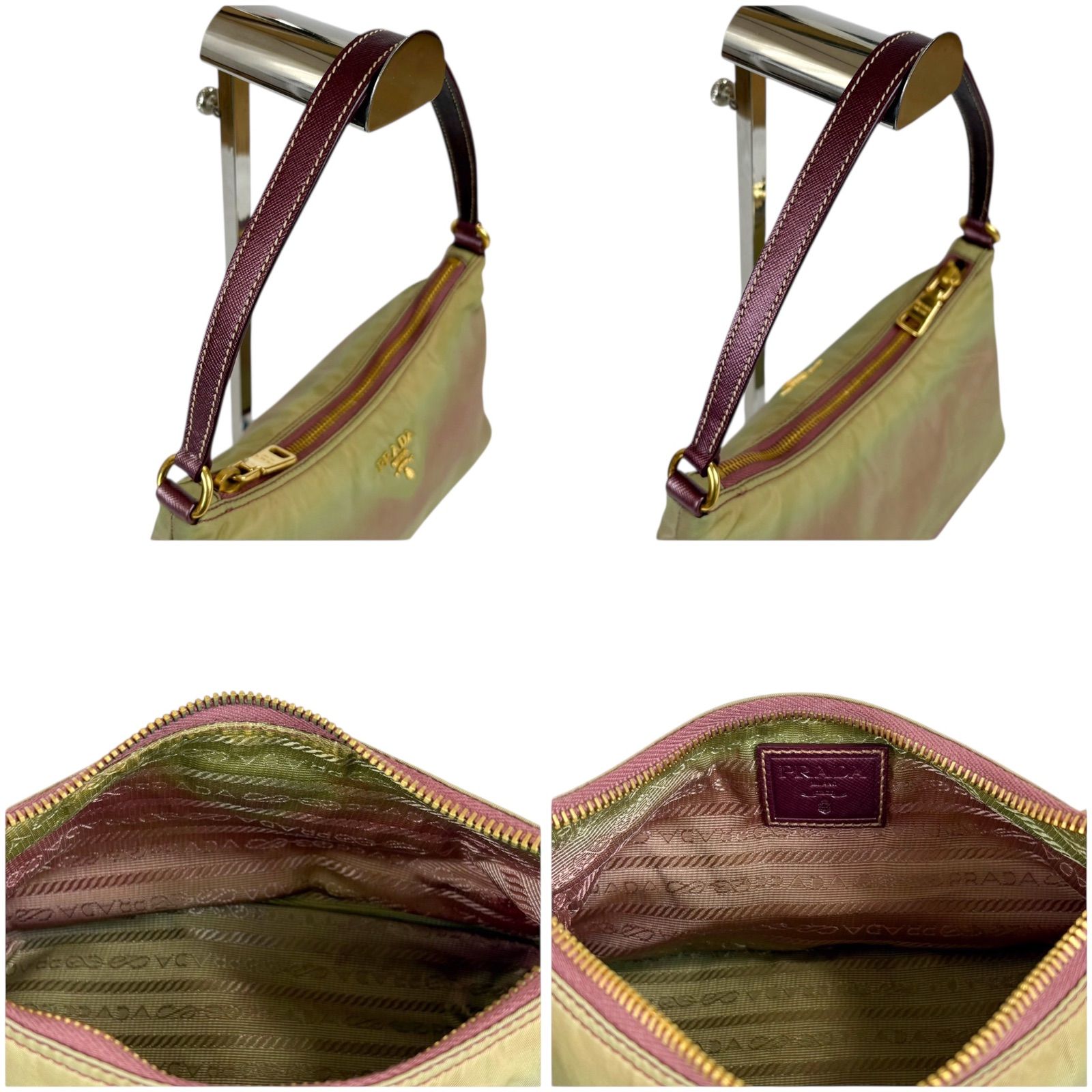 プラダ PRADA アクセサリーポーチ ミニハンドバッグ テスートナイロン