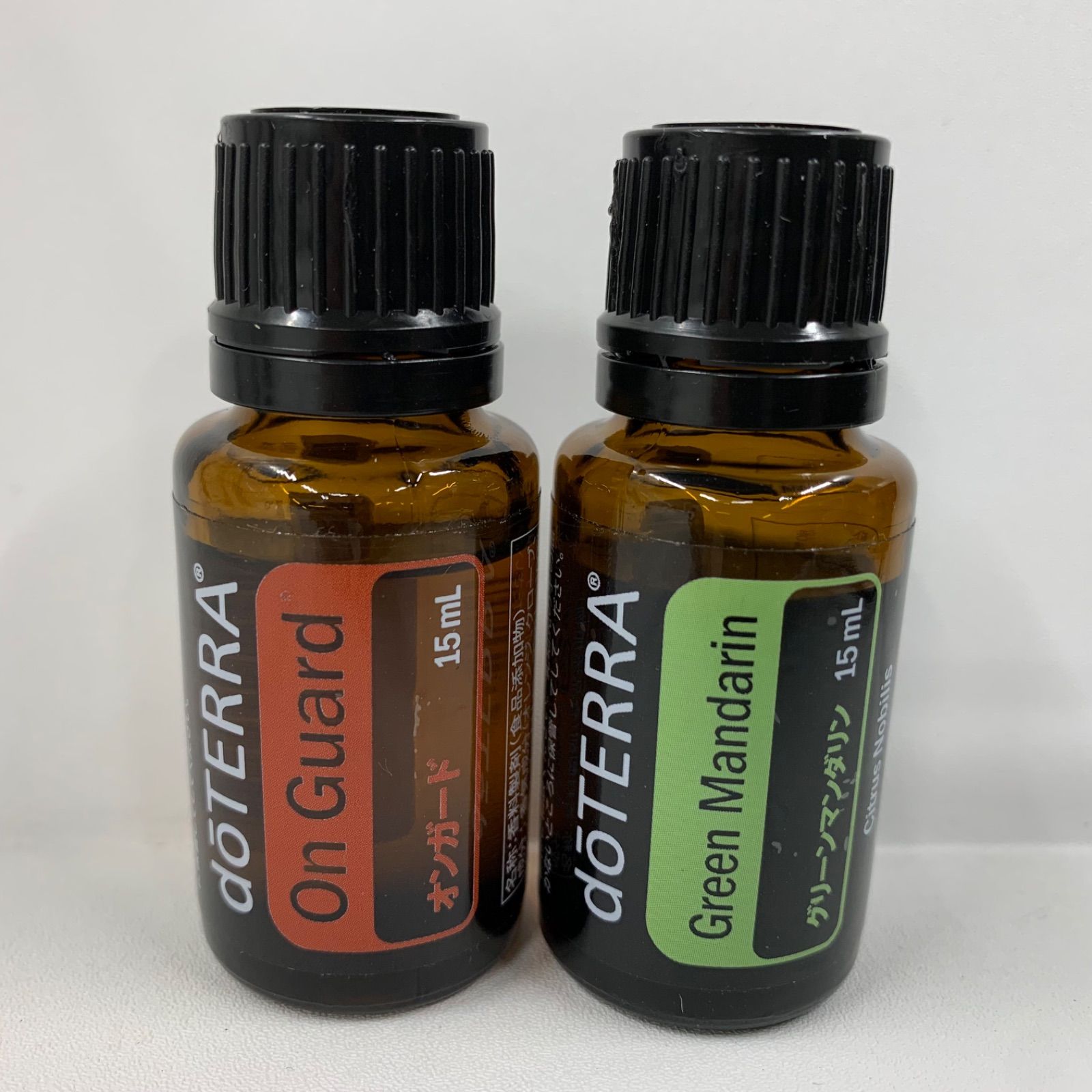 A8550 K doTERRA ドテラ オンガード 15ml、グリーンマンダリン 15ml 計