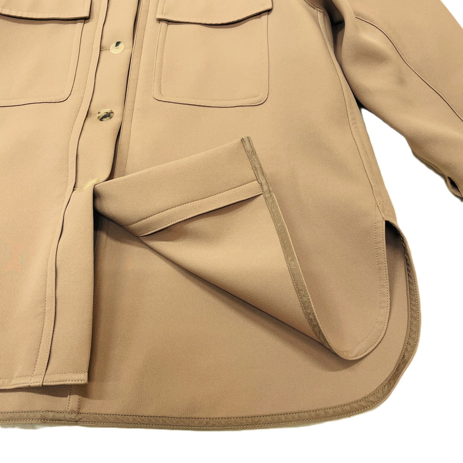 BALLSEY ボールジィ TOMORROWLAND トリプルクロス CPOシャツ 36 BEG 
