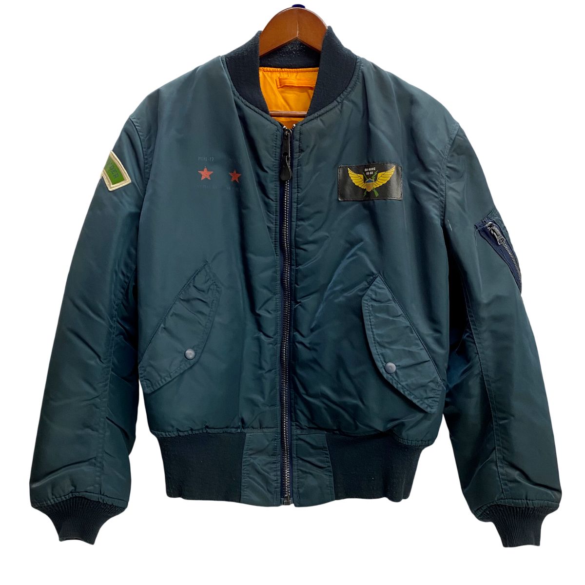 ジャケット・アウター 90s AVIREX ROLLING THUNDER MA-1 XL アヴィレックス AVIREX 90's USA製 MA-1 ROLLING THUNDER ジャケット