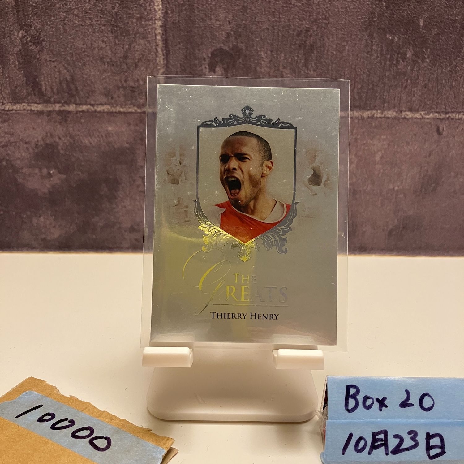 2016 Futera Thierry Henry 12 21 Arsenal FC The Greats カード