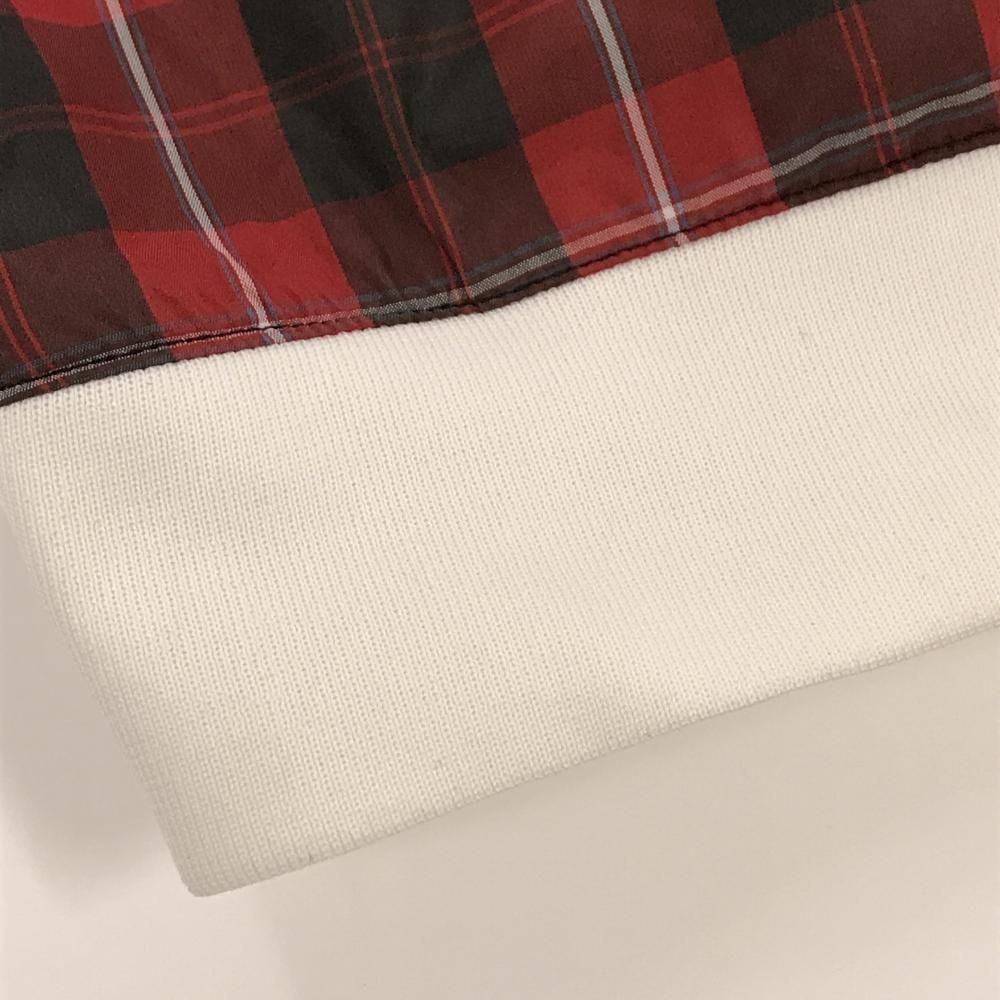 アドミラル スニード レッド×グレー チェック フロントロゴ 裏地