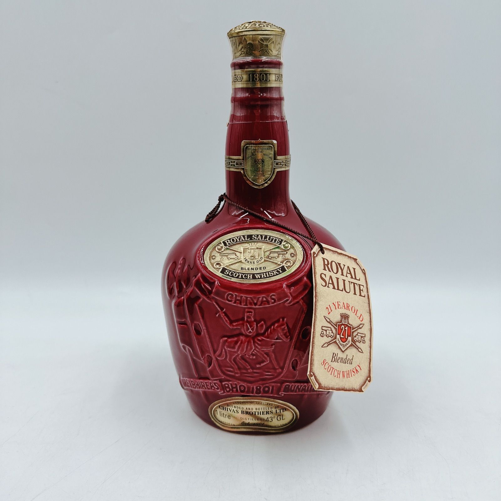 ロイヤルサルート21年 赤 1000ml 古酒 未開栓 - メルカリ