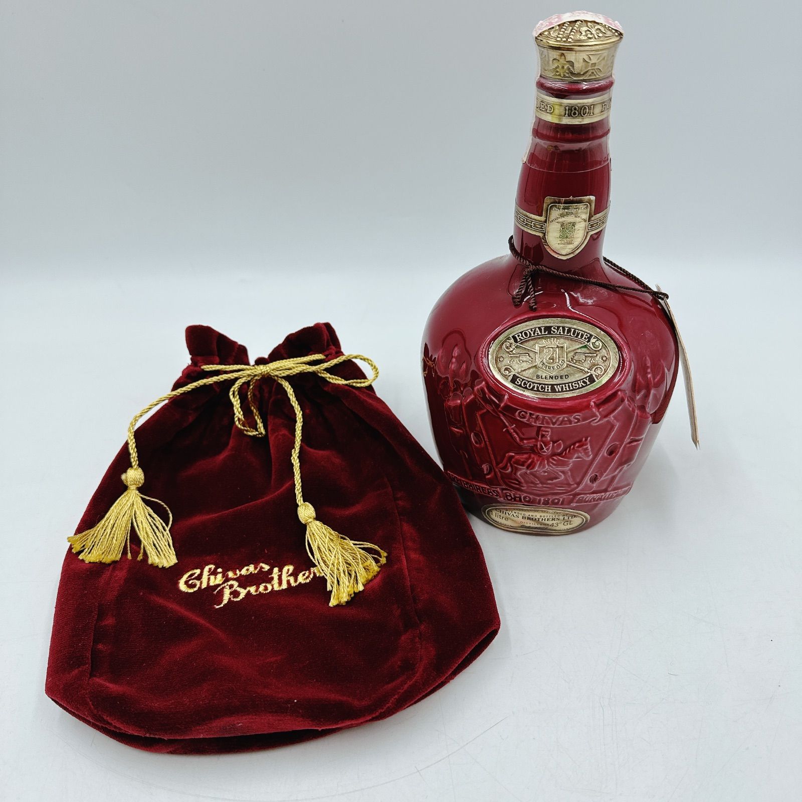 ロイヤルサルート21年 赤 1000ml 古酒 未開栓 - メルカリ