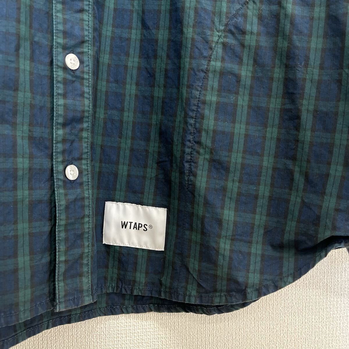 WTAPS ダブルタップス 251TQDT-SHM02 チェックワークシャツ 【公式通販】