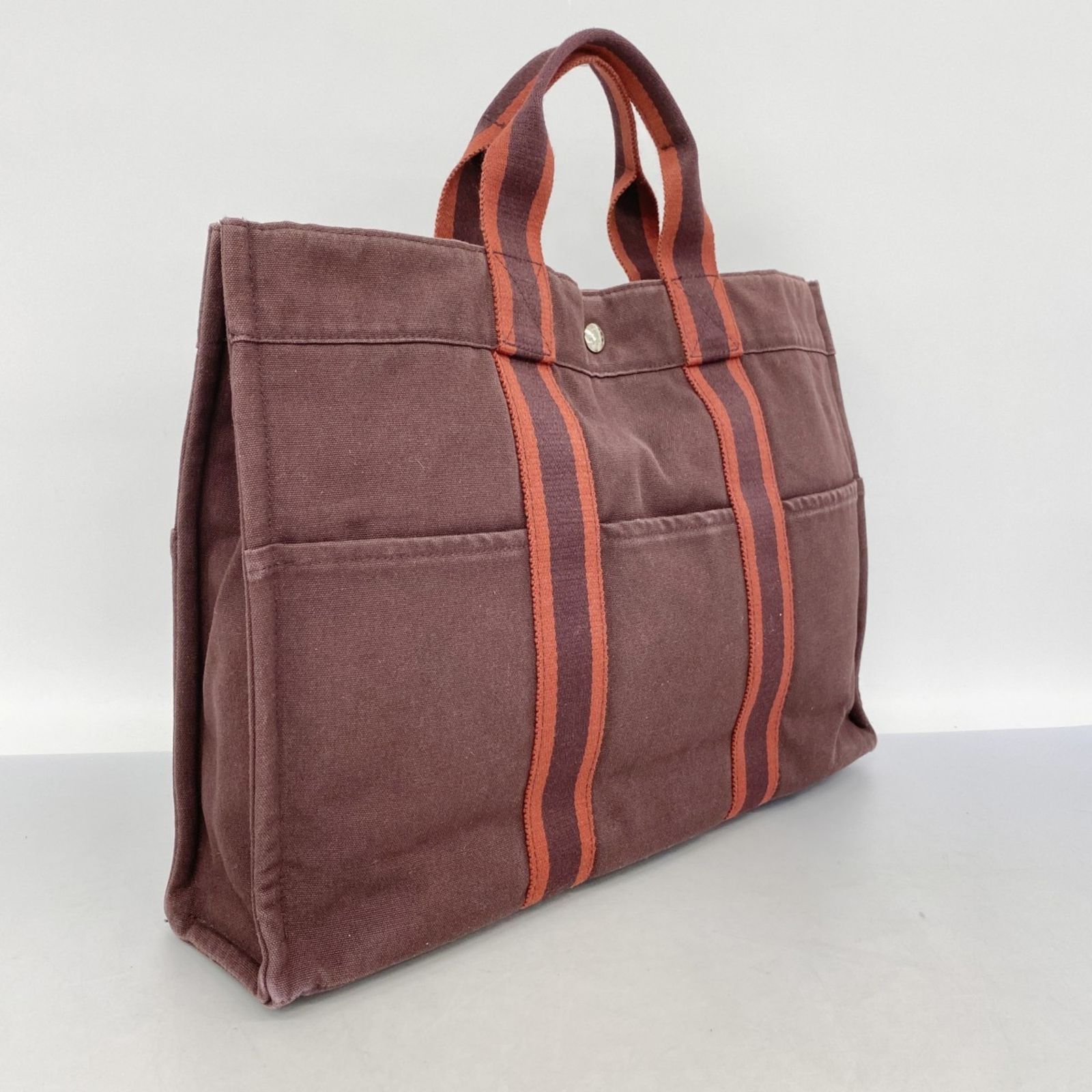 エルメス(Hermes) エルメス トートバッグ フールトゥMM キャンバス