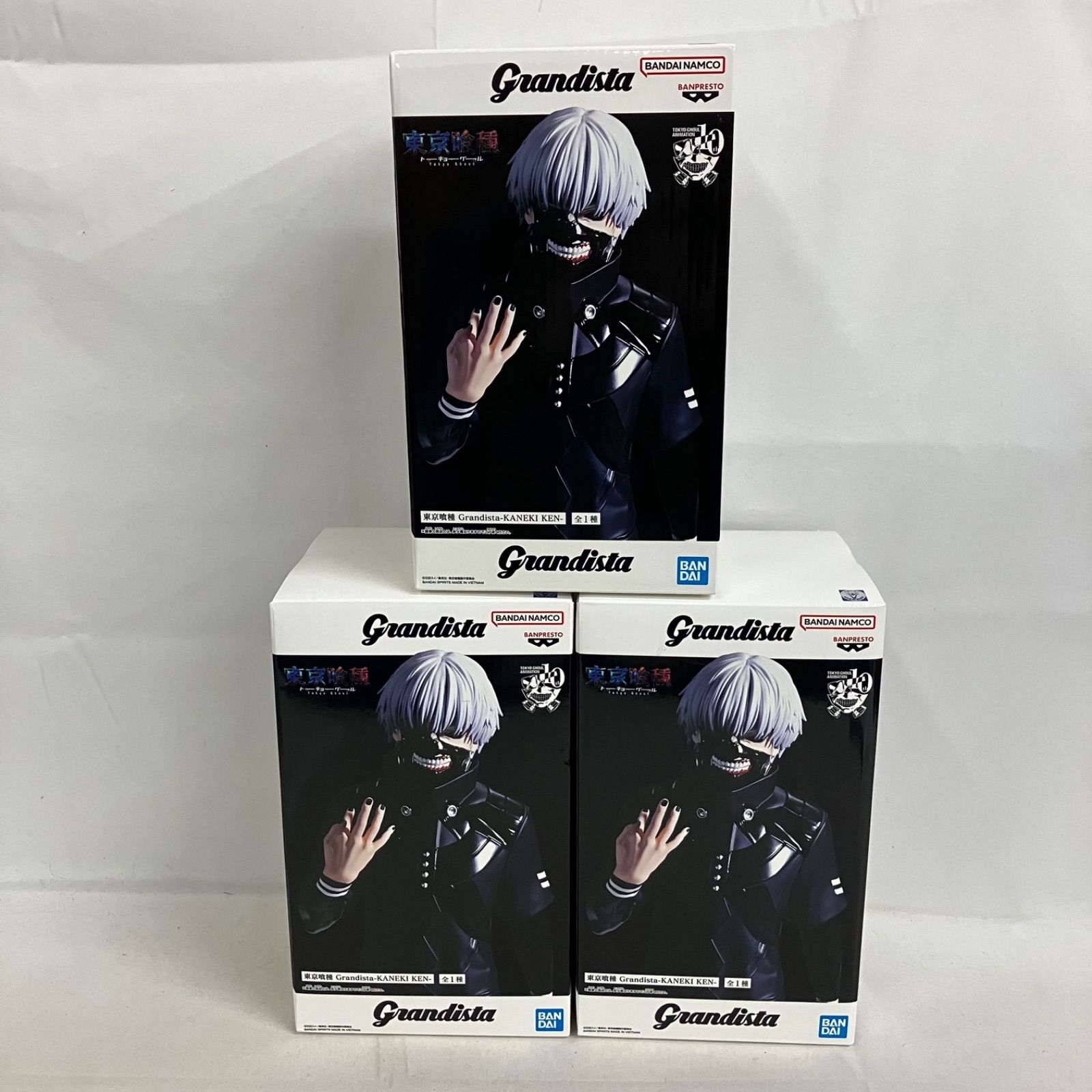 東京喰種　グール　金木研 Grandista フィギュア 13体セット 未開封 東京喰種 Grandista 金木研 フィギュア 3個セット SF1350 c101