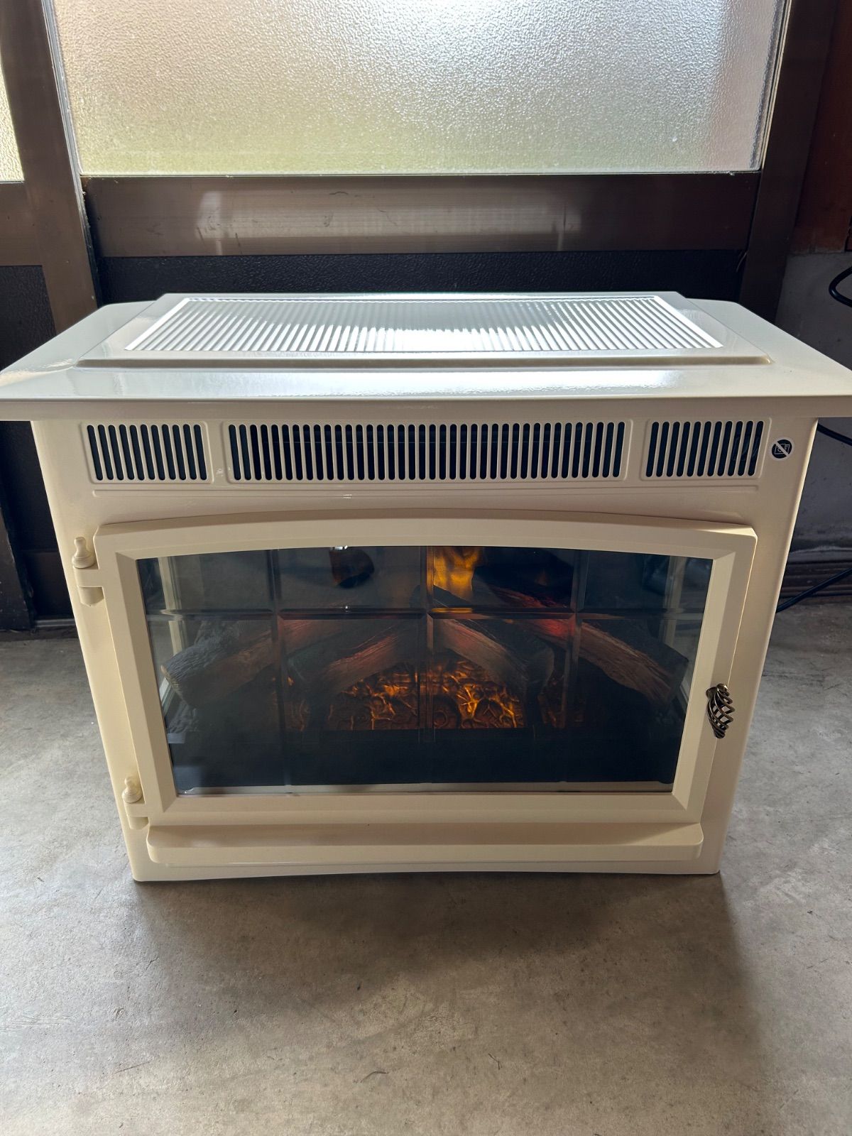 QVCジャパン 暖炉型ファンヒーター 電気温風機 DFI-5010-04 2016年製