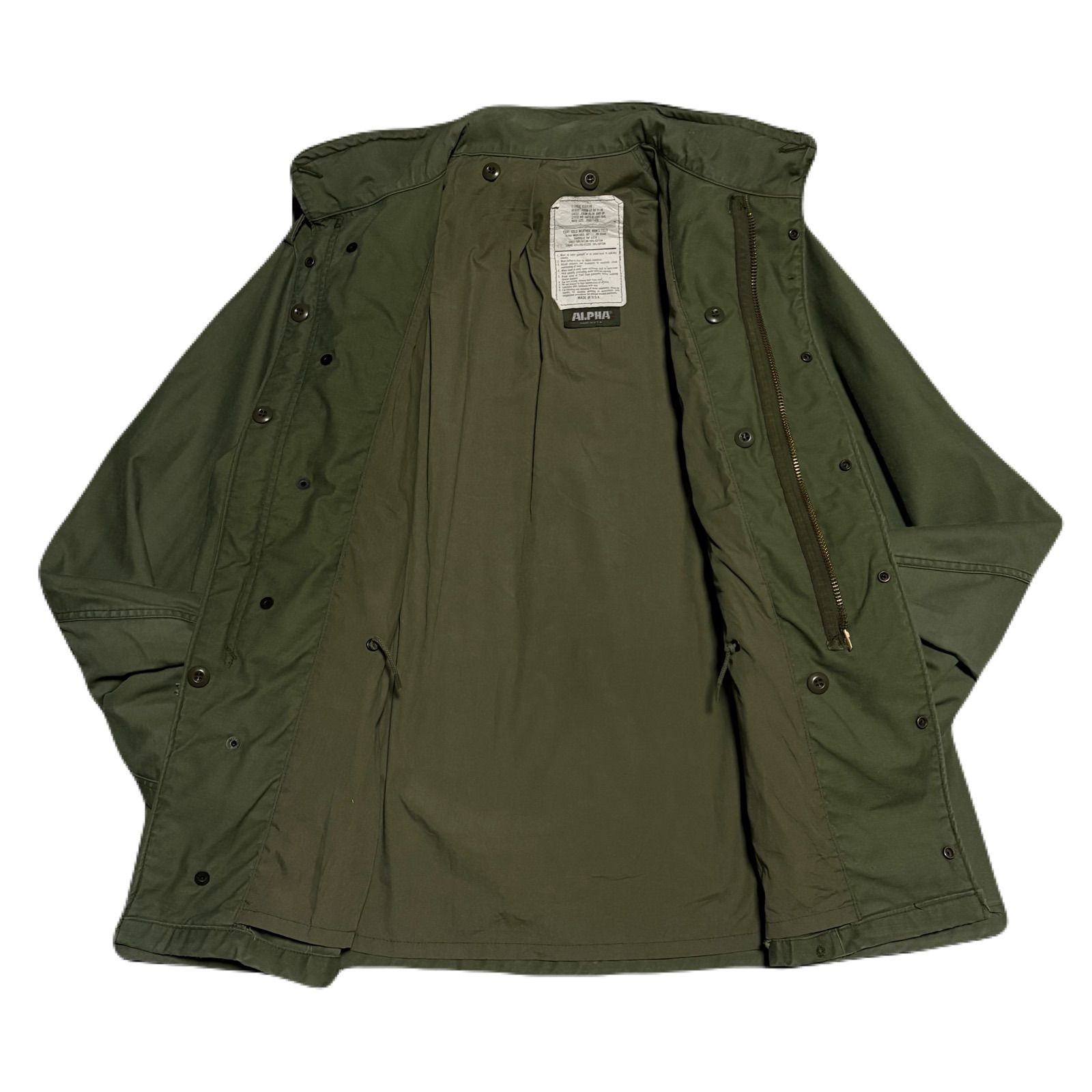 ALPHA アルファ M-65 FieldJacket フィールドジャケット USA製 