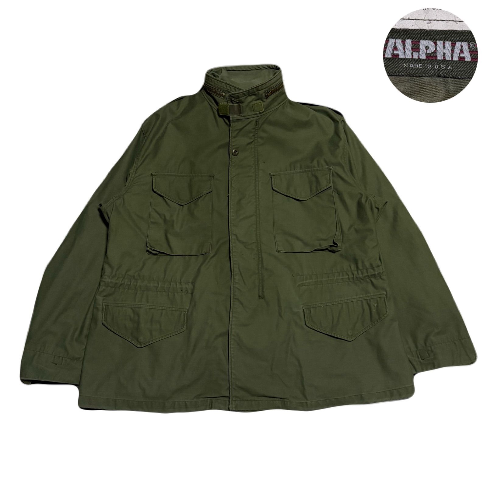 ALPHA アルファ M-65 FieldJacket フィールドジャケット USA製