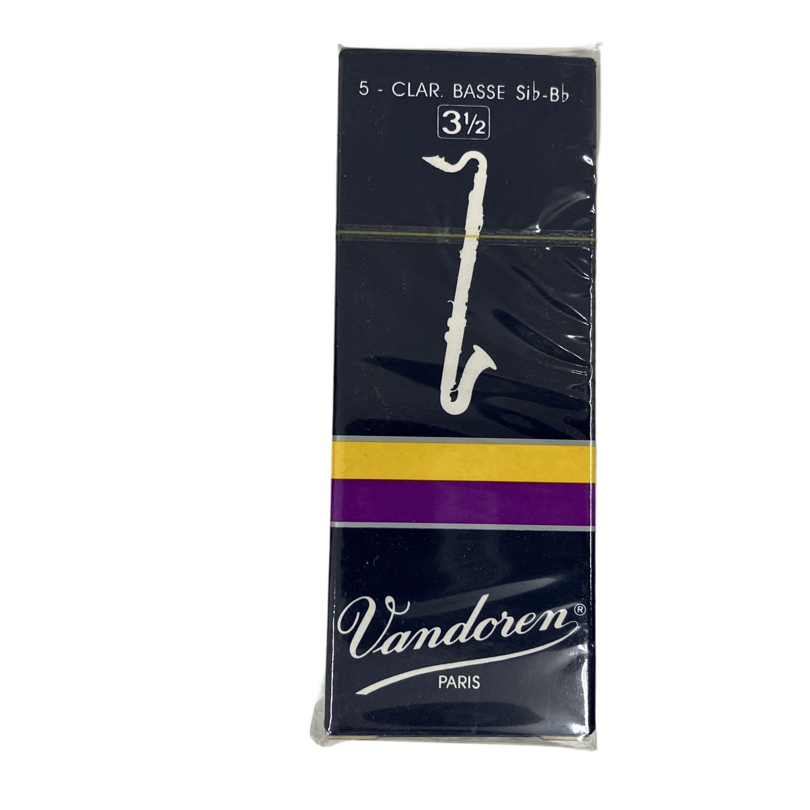 Vandoren バンドーレン CR1235 バスクラリネット リード 青箱 3 1/2 10