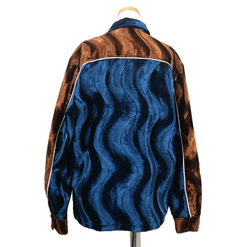 シュプリーム 18AW Velvet Swirl Work Shirt サイズS - メルカリ
