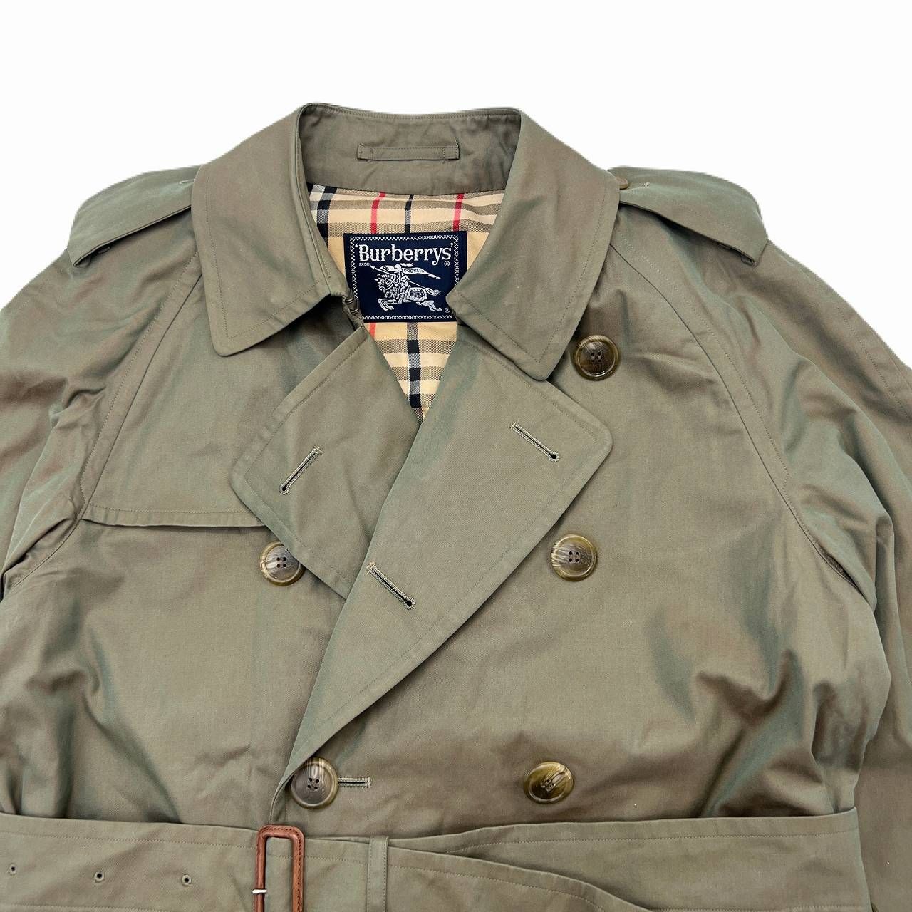 80s バーバリー トレンチコート Burberry's 玉虫ベージュ 三陽商会