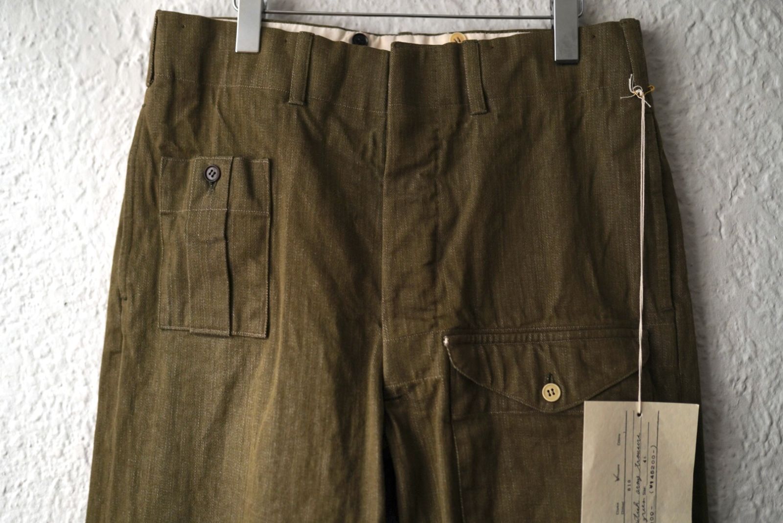 25SS British army trousers 50's ミリタリートラウザーズパンツ / the