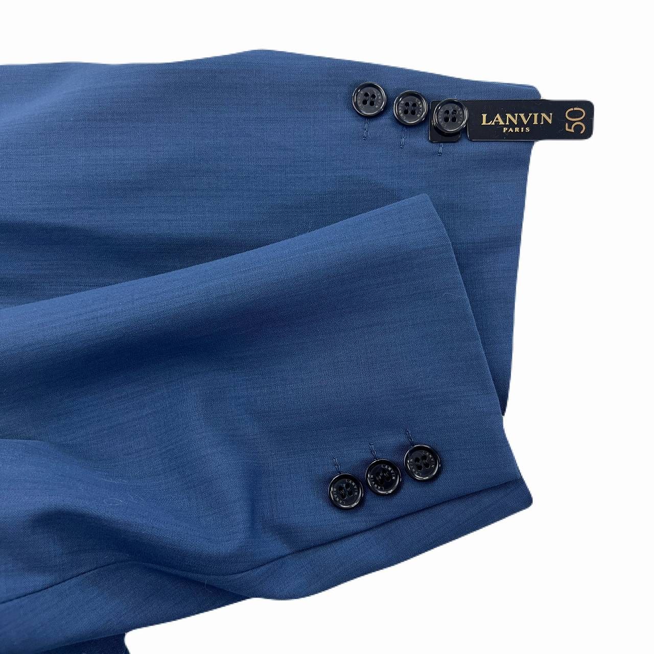 ランバン テーラードジャケット メンズ サイズ50 L相当 ネイビー