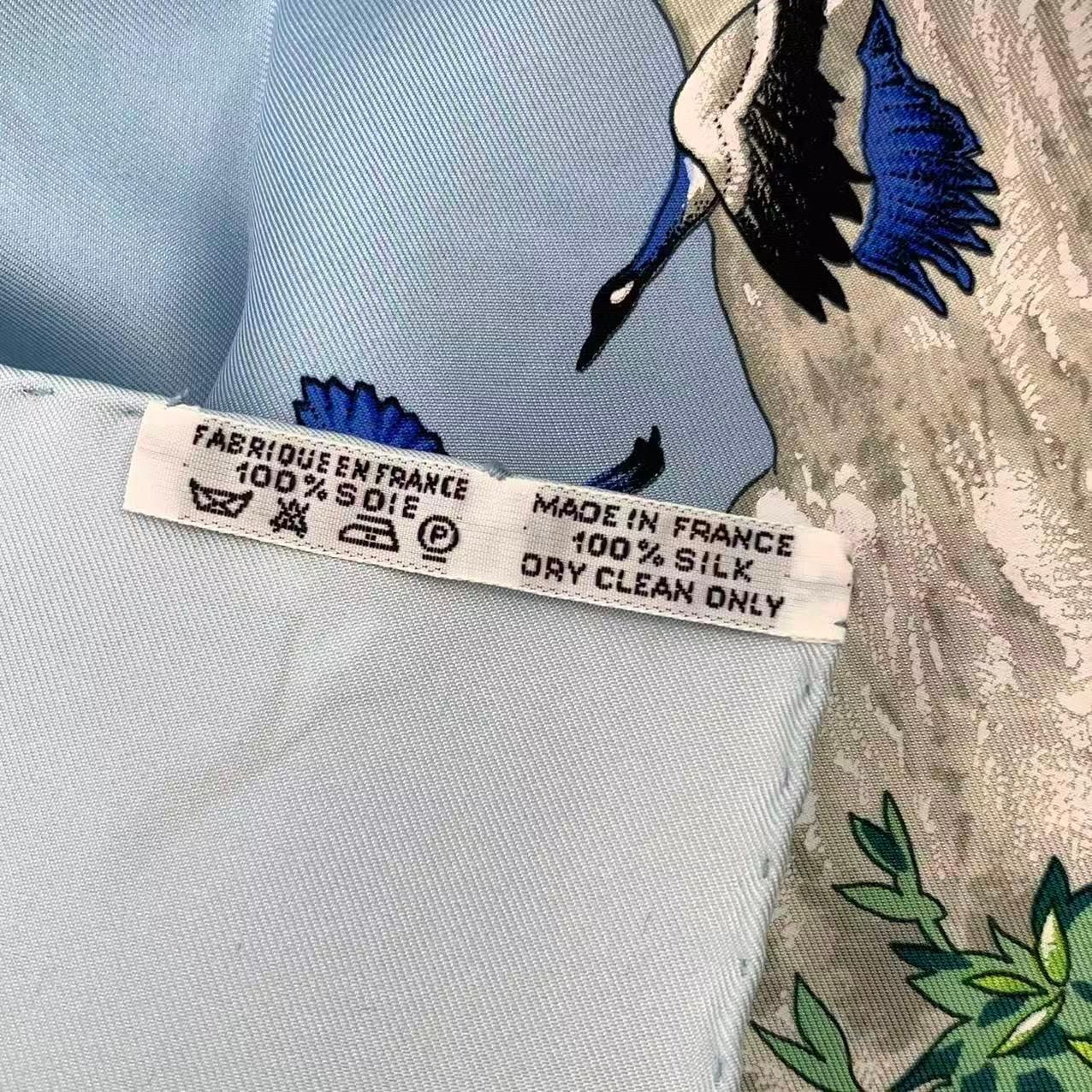 新品同様 HERMES エルメス スカーフ カレ90 シルク SICHUAN 四川省