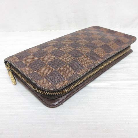 ルイヴィトン LOUIS VUITTON ダミエ ポルトモネ ジップ 長財布 N61728