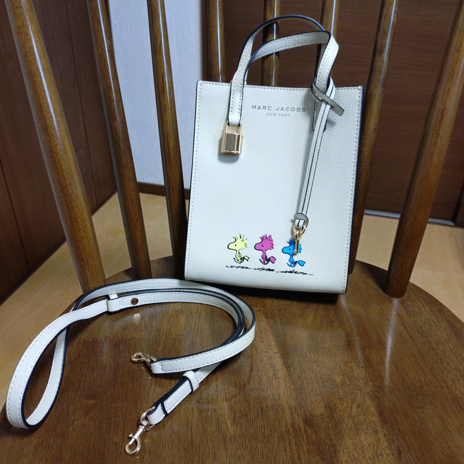 Peanuts　ウッドストック　コラボ　2way　クロス　ボディ　トート Peanuts ウッドストック コラボ 2way クロス ボディ トート バッグ
