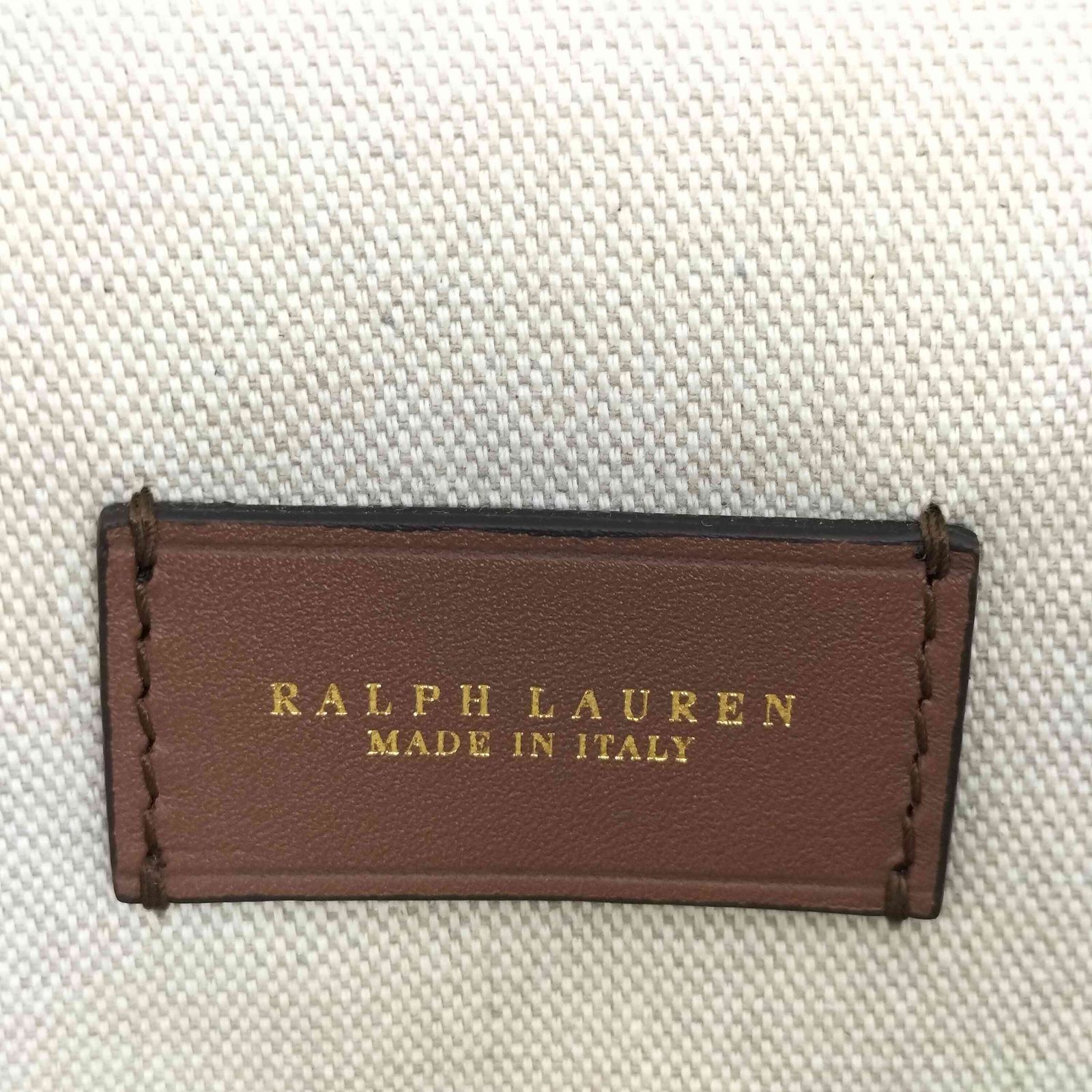 ラルフローレン RALPH LAUREN WELINGTON CALFSKIN OVERSIZE SHOULDER 