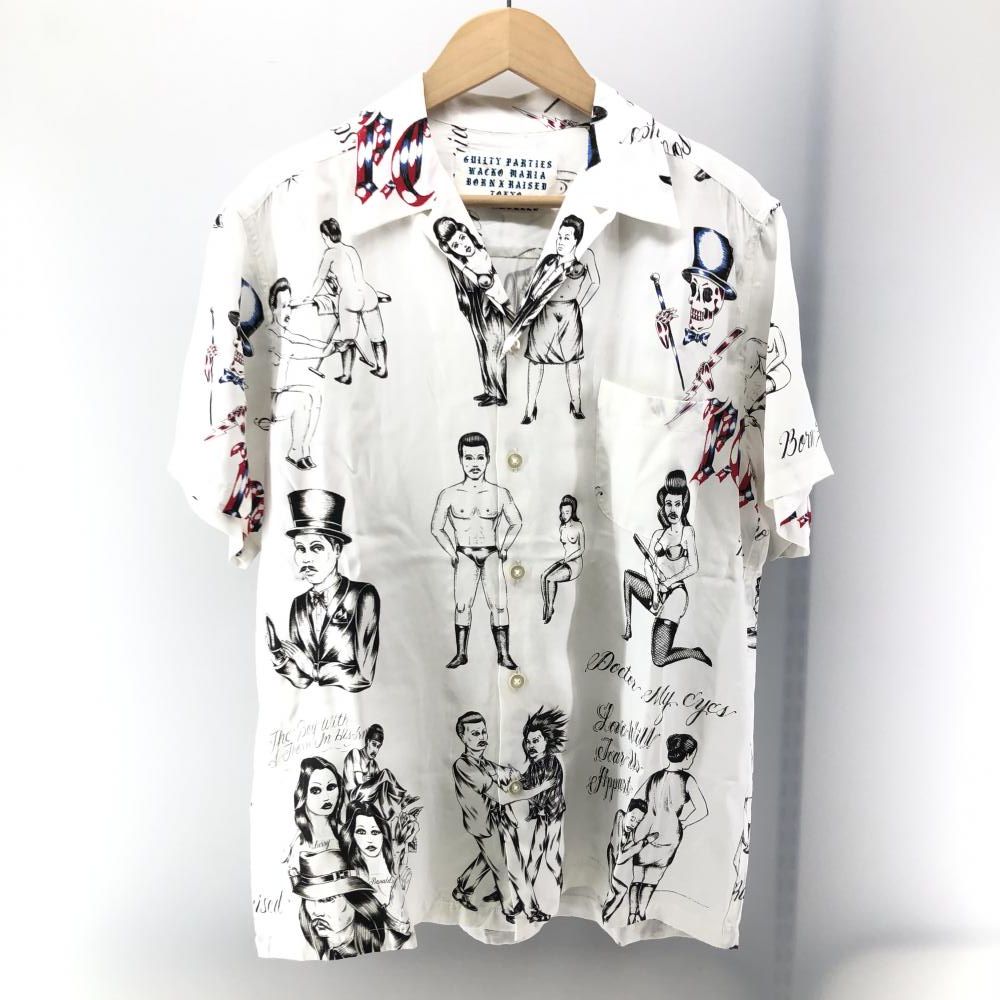 wacko maria ワコマリア　レーヨンシャツ　Ｌ 中古】WACKO MARIA×BORNXRASED 20AW HAWAIIAN SHIRT size:M ワコマリア